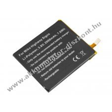 Helyettes�t� Akkumul�tor WIKO Highway Signs 3,8V 2000mAh Li-Polymer