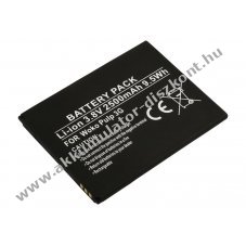 Helyettes�t� Akkumul�tor WIKO Pulp 3G 3,8V 2500mAh 9,5Wh Li-ion