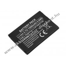 Helyettes�t� Akkumul�tor LG Optimus L7 P700 P750 3,7V 1500mAh 5,6Wh Li-ion