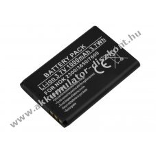 Helyettes�t� Akkumul�tor Nokia 2300, 3650, 7600 3,7V 1000mAh 3,7Wh Li-ion