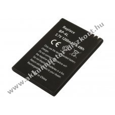 Helyettes�t� Akkumul�tor Nokia E61i E90 3,7V 1200mAh 4,4Wh Li-ion