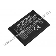 Helyettes�t� Akkumul�tor Samsung Galaxy Y (GT-S5360) 3,7V 1200mAh 4,4Wh Li-ion