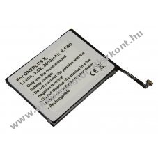 Helyettes�t� Akkumul�tor ONEPLUS X 3,8V 2400mAh 9,1Wh be�p�tett szersz�m n�lk�l Li-ion