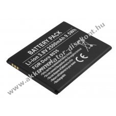 Helyettes�t� Akkumul�tor Doro 8035 3,8V 2500mAh 9,5Wh Li-ion