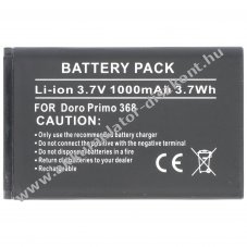 Helyettes�t� Akkumul�tor Doro Primo 368 3,7V 1000mAh Li-ion