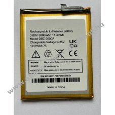 Helyettes�t� Akkumul�tor Doro 8100 DSB-0400 3,8V 3000mAh 11,4Wh Li-Polymer