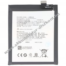 Helyettes�t� Akkumul�tor OPPO F11 Pro 3,85V 4000mAh 15,4Wh be�p�tett Li-Polymer