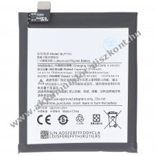 Helyettes�t� Akkumul�tor OnePlus 7T 3,87V 3800mAh 14,7Wh be�p�tett Li-Polymer