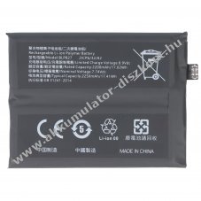 Helyettes�t� Akkumul�tor OnePlus 9 Pro 7,74V 2250mAh 17,4Wh be�p�tett Li-Polymer