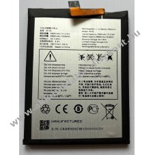 Helyettes�t� Akkumul�tor TCL 40 XE 3,85V 5000mAh 19,25Wh be�p�tett szersz�m n�lk�l Li-Polymer
