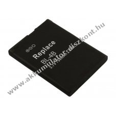 Helyettes�t� Akkumul�tor Nokia 6111 7370 3,7V 750mAh 2,8Wh Li-ion