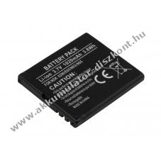 Helyettes�t� Akkumul�tor Nokia 6290, E65, N93i, N95 3,7V 1020mAh 3,8Wh Li-ion