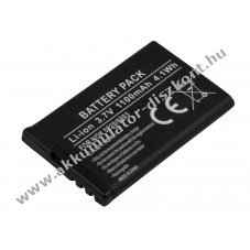 Helyettes�t� Akkumul�tor Nokia 5220 6303 3,7V 1100mAh 4,1Wh Li-ion