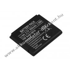 Helyettes�t� Akkumul�tor Sony Ericsson W910i 3,7V 950mAh 3,5Wh Li-ion