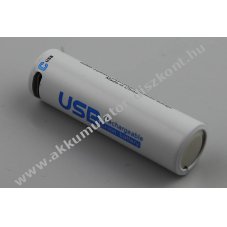14500 AA Akkumul�tor 1,5V 1700mAh 2,55Wh USB-C t�lt�port Li-ion