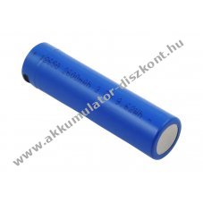18650 Akkumul�tor 3,7V 2600mAh 9,6Wh USB-C t�lt�porttal Li-ion