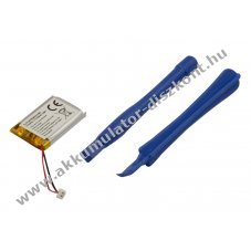 Helyettes�t� Akkumul�tor PLANTRONICS CS50 3,7V 250mAh 0,9Wh Li-Polymer
