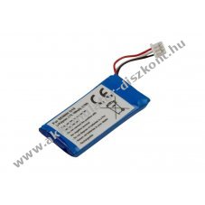 Helyettes�t� Akkumul�tor SENNH D10 3,7V 180mAh 0,7Wh Li-Polymer