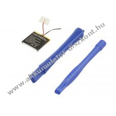 Helyettes�t� Akkumul�tor Apple iPod shuffle 2nd 3,7V 100mAh 0,4Wh be�p�tett Li-Polymer