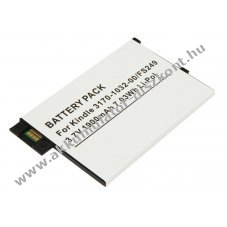 Helyettes�t� Akkumul�tor Amazon Kindle 3 3,7V 1900mAh 7,0Wh Li-Polymer