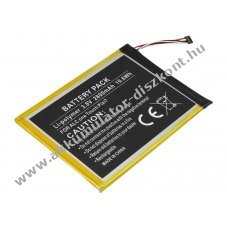 Helyettes�t� Akkumul�tor Alcatel One Touch Pixi 7 3,8V 2800mAh 10,6Wh be�p�tett Li-Polymer