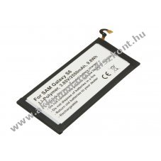 Helyettes�t� Akkumul�tor Samsung Galaxy S6 3,85V 2550mAh 9,8Wh be�p�tett Li-Polymer