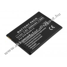 Helyettes�t� Akkumul�tor ZTE Blade L3 3,8V 2000mAh 7,6Wh Li-ion