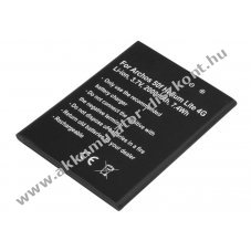 Helyettes�t� Akkumul�tor Archos 50f Helium Lite 4G 3,7V 2000mAh 7,4Wh Li-ion