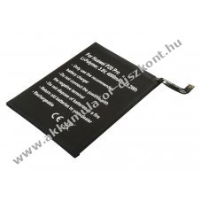 Helyettes�t� Akkumul�tor Huawei P20 Pro 3,8V 4000mAh 15,2Wh be�p�tett Li-Polymer