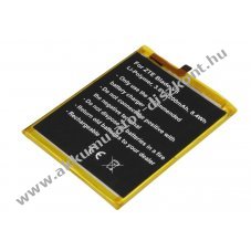 Helyettes�t� Akkumul�tor ZTE Blade V6 3,8V 2200mAh 8,4Wh be�p�tett Li-Polymer