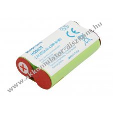 Helyettes�t� Akkumul�tor Philips HQ5660 HQ5830 2,4V 2000mAh 4,8Wh be�p�tett szersz�m n�lk�l NiMH