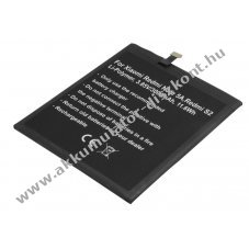 Helyettes�t� Akkumul�tor Xiaomi Redmi Note 5A/Redmi S2 3,85V 3000mAh be�p�tett szersz�m n�lk�l Li-Polymer