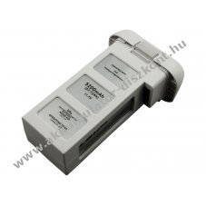 Helyettes�t� Akkumul�tor DJI Phantom 2 11,1V 5200mAh 57,7Wh feh�r Li-Polymer