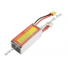 Helyettes�t� Akkumul�tor FPV dr�n 14,8V 1550mAh 22,9Wh 4S 100C XT60 csatlakoz� Li-Polymer