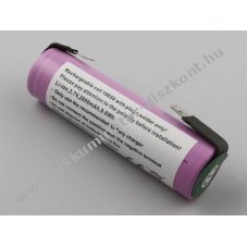18650 Akkumul�tor forrf�llel 3,7V 2600mAh 9,6Wh kerti szersz�m Li-ion