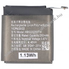 Helyettes�t� Akkumul�tor Huawei Watch GT 3 42mm 3,87V 292mAh 1,13Wh be�p�tett Li-Polymer