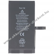 Helyettes�t� Akkumul�tor iPhone 14 3,87V 3279mAh 12,68Wh be�p�tett Li-Polymer