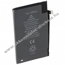 Helyettes�t� Akkumul�tor Apple iPhone 16 Plus 3,87V 4674mAh 18,11Wh be�p�tett Li-Polymer