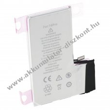 Helyettes�t� Akkumul�tor iPhone 16 Pro 3,89V 3582mAh 13,94Wh Li-Polymer