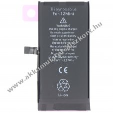 Helyettes�t� Akkumul�tor Apple iPhone 12 mini 3,85V 2227mAh 8,57Wh be�p�tett Li-Polymer
