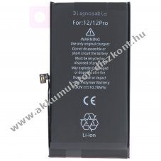 Helyettes�t� Akkumul�tor Apple iPhone 12/12 Pro 3,83V 2815mAh be�p�tett diagnosztiz�lhat� Li-Polymer