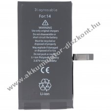 Helyettes�t� Akkumul�tor Apple iPhone 14 3,87V 3279mAh be�p�tett Li-Polymer