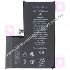 Helyettes�t� Akkumul�tor Apple iPhone 14 Pro Max 3,86V 4323mAh 16,68Wh Li-Polymer