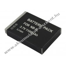 Helyettes�t� Akkumul�tor Canon NB-5L 3,7V 1100mAh 4,1Wh Li-ion