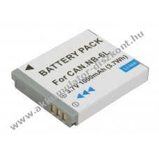Helyettes�t� Akkumul�tor Canon NB-6L 3,7V 1000mAh 3,7Wh Li-ion