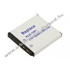 Helyettes�t� Akkumul�tor KOD KLIC-7001 3,7V 720mAh 2,7Wh Li-ion