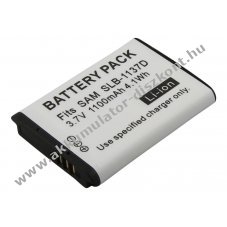 Helyettes�t� Akkumul�tor Samsung SLB-1137D 3,7V 1100mAh 4,1Wh Li-ion