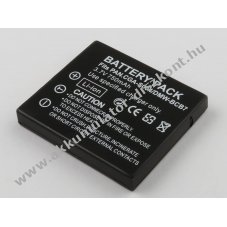 Helyettes�t� Akkumul�tor Panasonic CGA-S004 DMW-BCB7 3,7V 750mAh 2,8Wh Li-ion