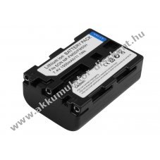 Helyettes�t� Akkumul�tor Sony NP-FM50 NP-QM51 7,4V 1500mAh 11,1Wh s�t�tsz�rke Li-ion