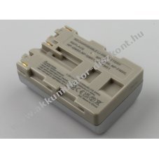 Helyettes�t� Akkumul�tor Sony NP-FM50, NP-QM51 7,2V 1700mAh 12,2Wh ez�st Li-ion